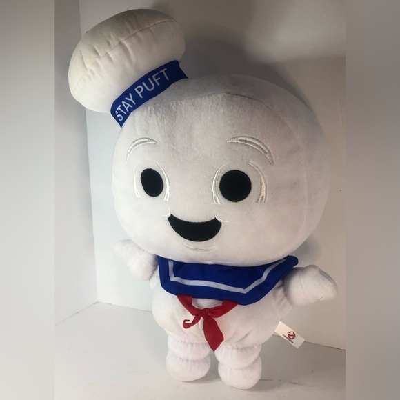 Ghostbusters Movie Stay Puft Marshmallow Man Plush 15” Chibi Stuffed Toy Factory - Picture 2 of 11